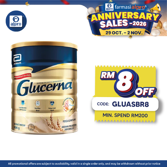 Abbott Glucerna Gold Wheat 800g | Helps Support Your Blood Glucose Management