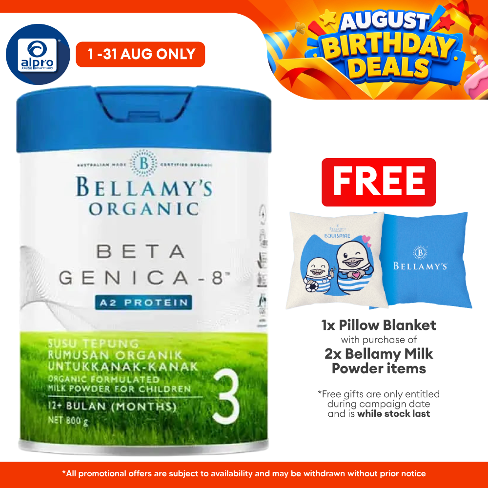 Bellamy's Beta Genica-8 Toddler Milk Drink (Step 3) 800g Bellamy's Organic