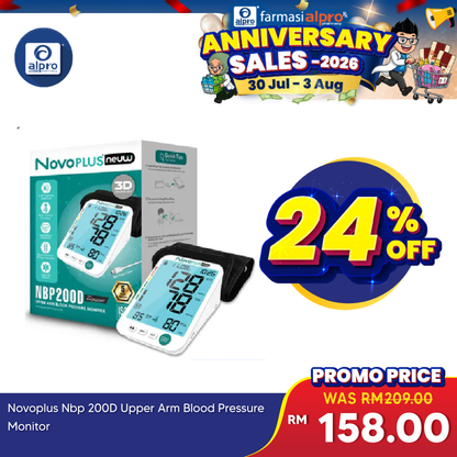 Novoplus Nbp 200D Upper Arm Blood Pressure Monitor Novoplus