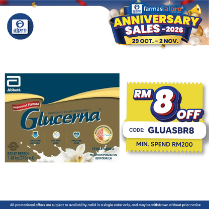 Abbott Glucerna Gold Vanilla BIB 1.48kg | Nutritional Support for Daily Needs