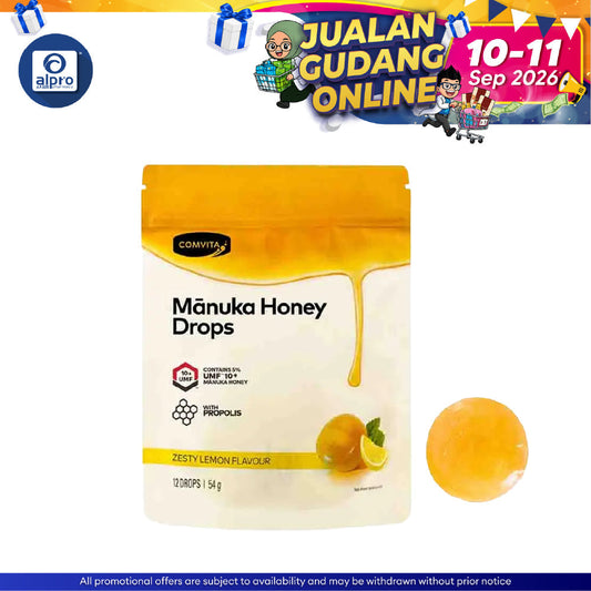Comvita Manuka Honey Drops - Lemon & Honey 12s Comvita