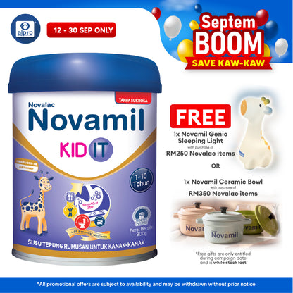 Novalac Novamil Kid IT 800g | With SmartGut360° & 30 Essential Nutrients with Omega 3 & Omega 6