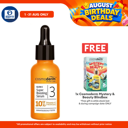 COSMODERM GLOW-C SUPER BOOSTING SERUM 15ML Cosmoderm