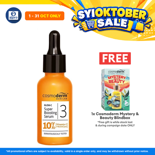 COSMODERM GLOW-C SUPER BOOSTING SERUM 15ML
