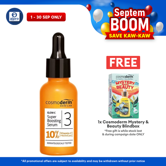 COSMODERM GLOW-C SUPER BOOSTING SERUM 15ML Cosmoderm