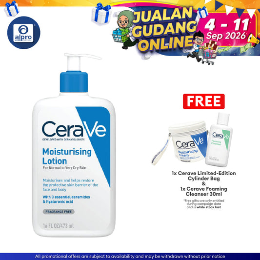 Cerave Daily Moist Lotion 473ml | Helps Hydrate The Skin Cerave