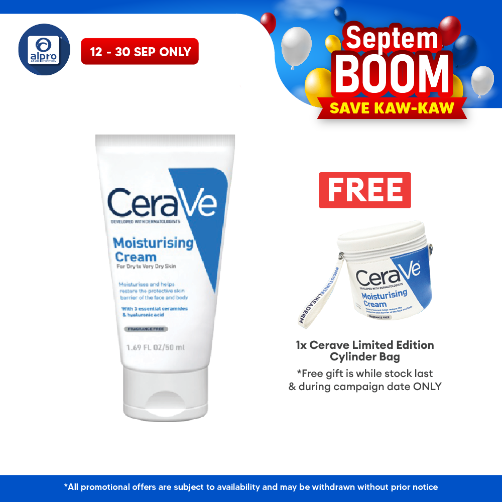 Cerave Moisturizing Cream 50ml | Restore The Look And Feel Of Smooth