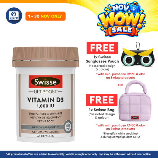Swisse Ultiboost Vitamin D3 60s | Supports Immune Health