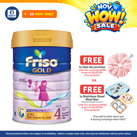 Friso Gold Step 4 900g (New) | For 3 Years Old And Above