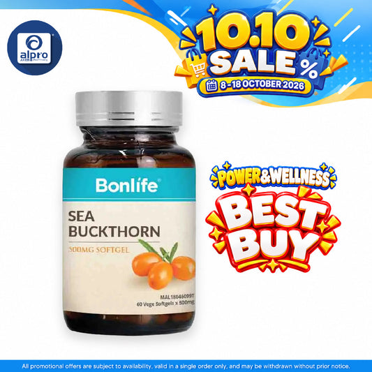 Bonlife Seabuckthorn 500mg 60s | Support antioxidant activities