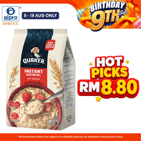 Quaker Instant Oatmeal Foil 800g Quaker