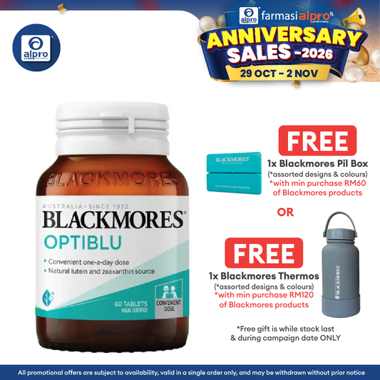 Blackmores Optiblu Tabs 60s | Promotes Healthy Eye Function