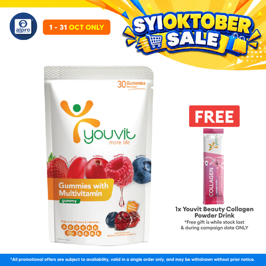 Youvit Adults Multivitamin Gummies Mix Berry |  30s