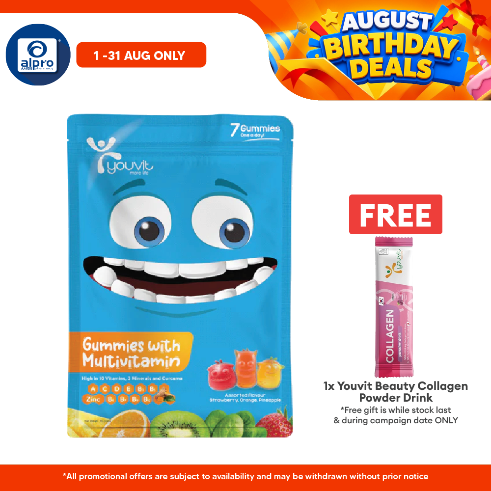 Youvit Kids Multivitamin Gummies Assorted | 7s Youvit