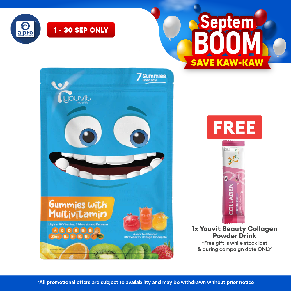 Youvit Kids Multivitamin Gummies Assorted | 7s Youvit