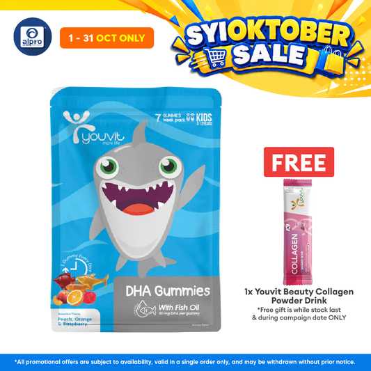 Youvit Kids Dha Gummies Assorted | 7s