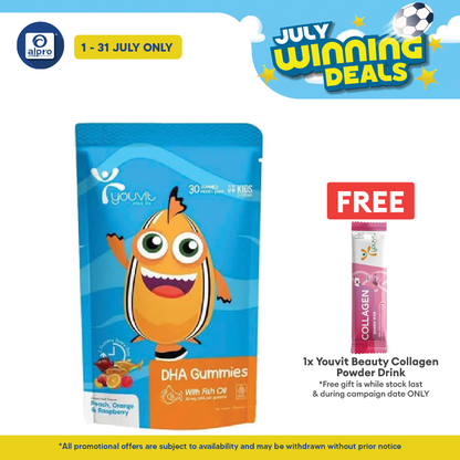 Youvit Kids Dha Gummies Assorted | 30s Youvit