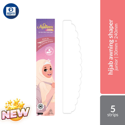 AyuMeera Hijab Awning Shaper Junior 5's (30mm × 240mm) | Recommended for Kids Hijab Ayumeera