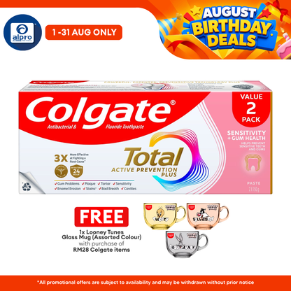 [Value Pack] Colgate Total Sensitivity + Gum Health Toothpaste 115g x 2s Colgate