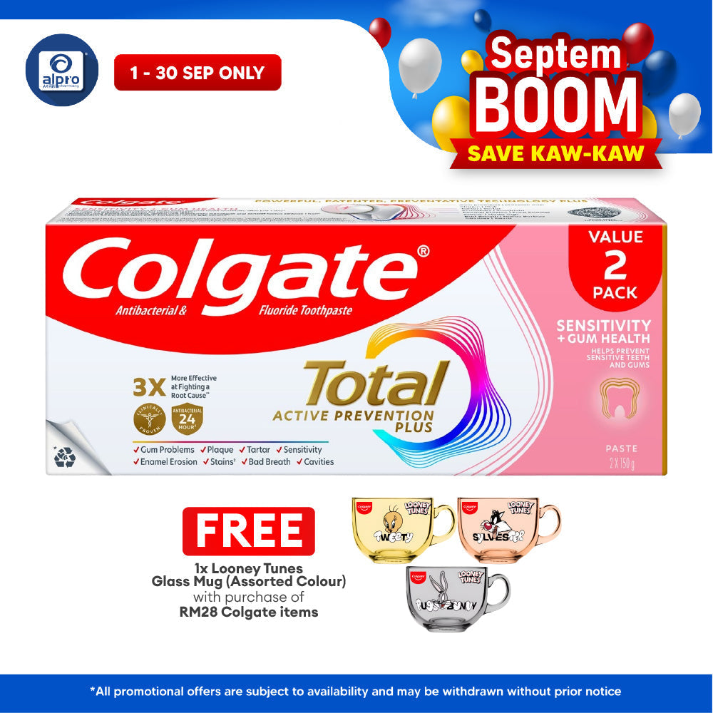 [Value Pack] Colgate Total Sensitivity + Gum Health Toothpaste 115g x 2s Colgate