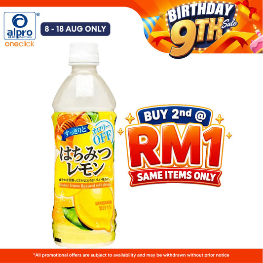 Sangaria Refreshing Honey Lemon 500ml Sangaria