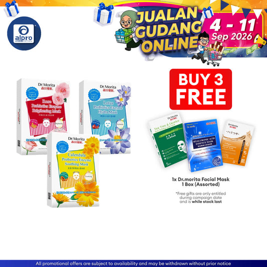 Dr.Morita Probiotic Enzyme Hydra Facial Mask Series | 4s, Variants Type Dr.Morita