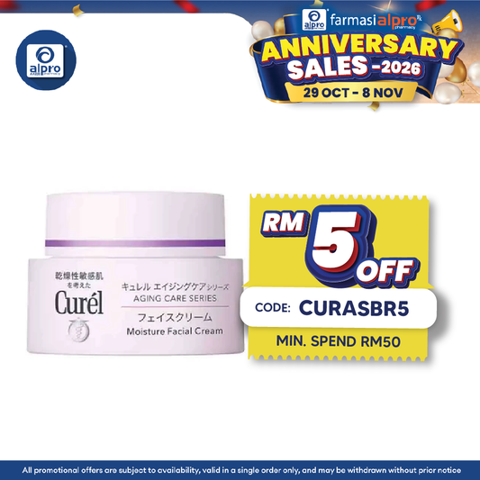 Curel Moisture Facial Cream 40g | for aging Care