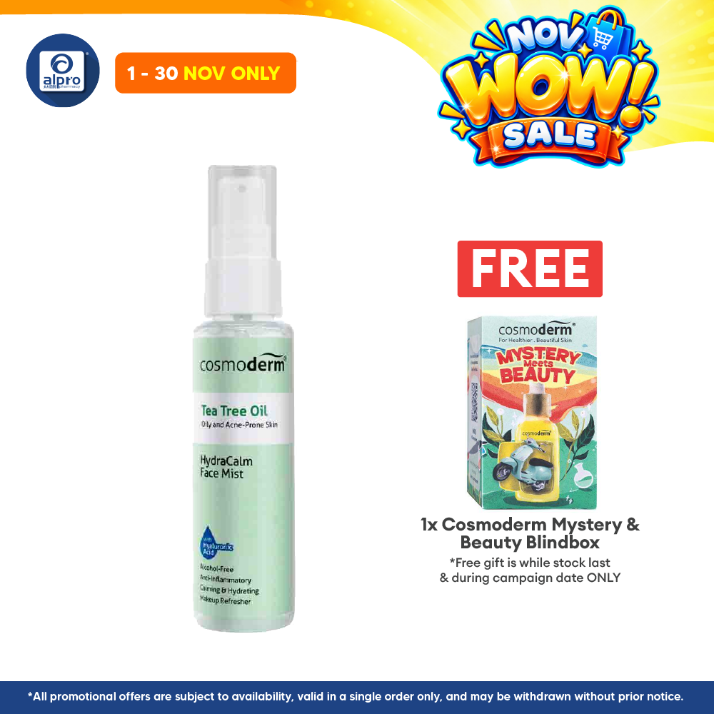 Cosmoderm Tea Tree Oil Hydracalm Face Mist 50ml