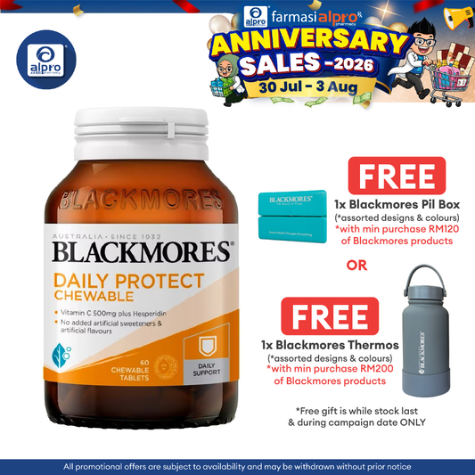 Blackmores Daily Protect Chewable 500 60s | No Added Artificial Flavours Blackmores