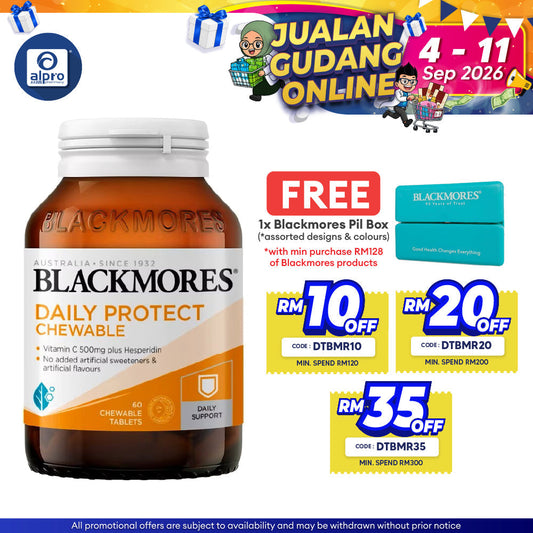Blackmores Daily Protect Chewable 500 60s | No Added Artificial Flavours Blackmores