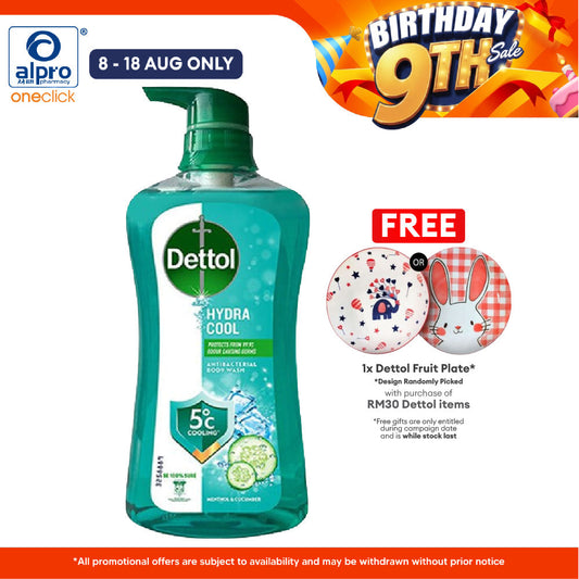 Dettol Shower Gel Hydracool 950ml | Refreshing & Cooling Dettol