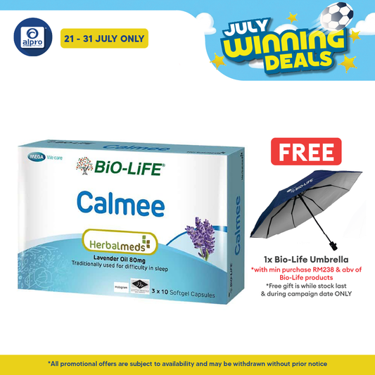 Bio-Life Herbalmeds Calmee 30s | Improve Sleep Quality Bio-life