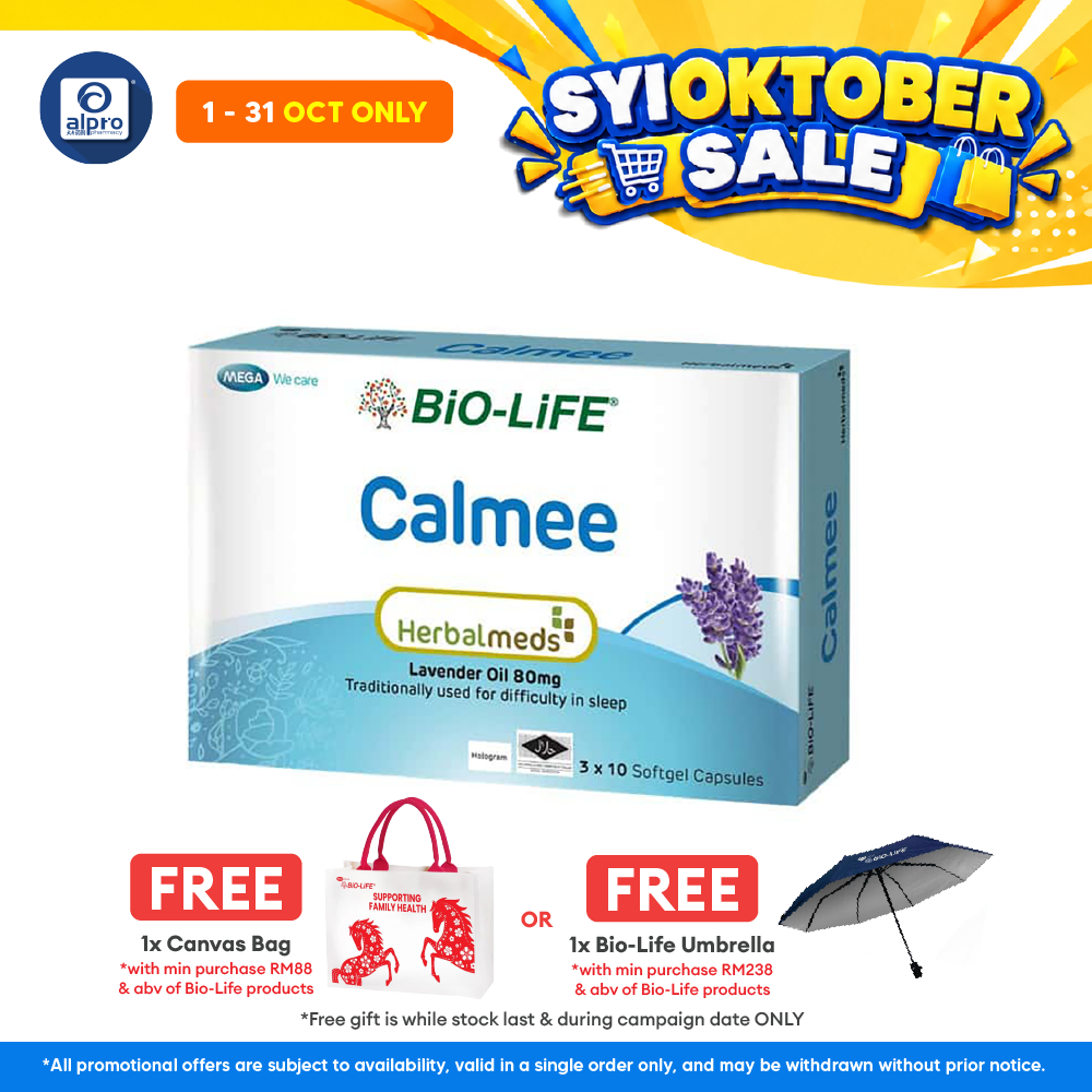 Bio-Life Herbalmeds Calmee 30s | Improve Sleep Quality
