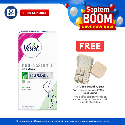 Veet Wax Strip Dry Skin 20s Veet