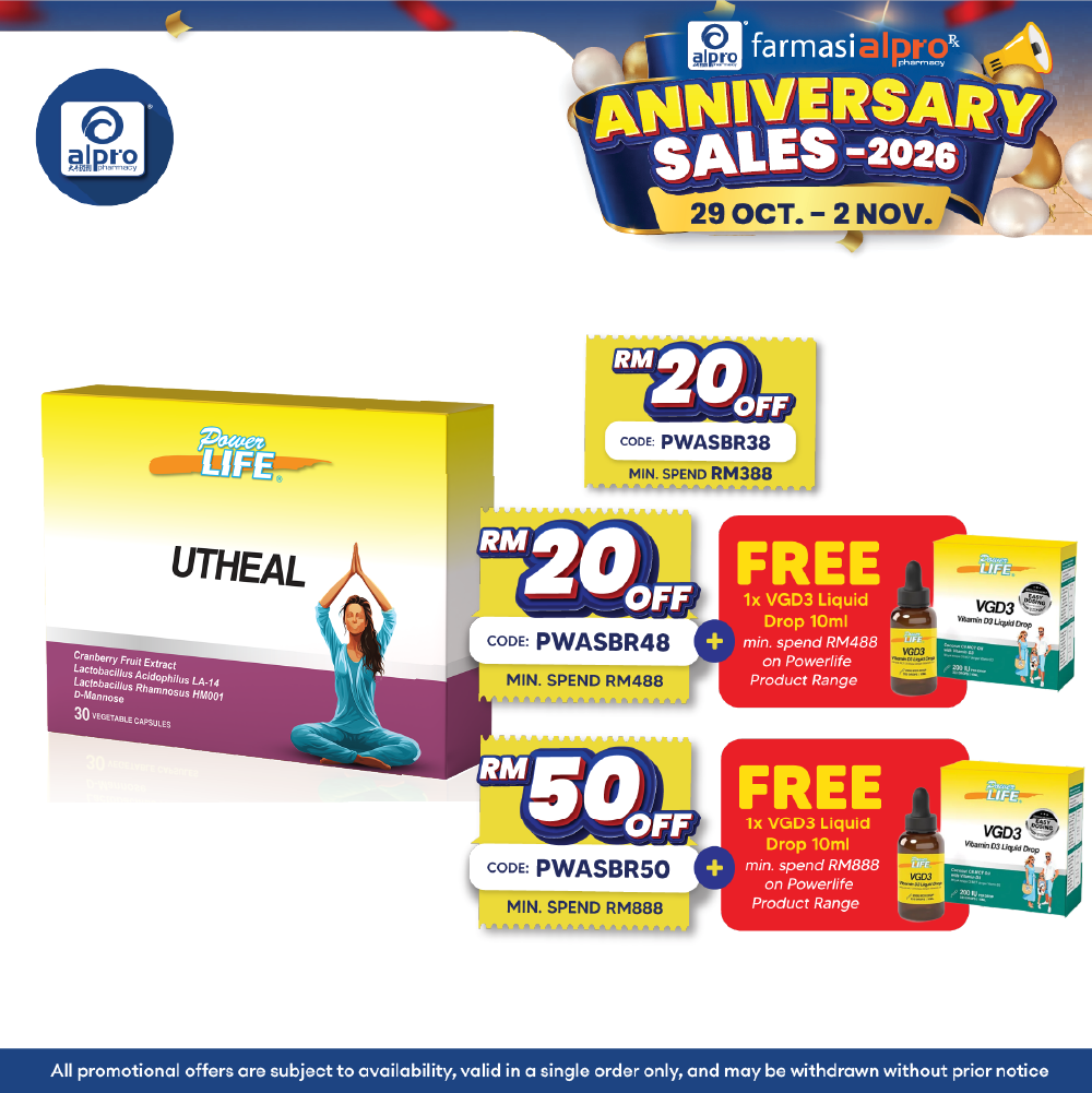 Powerlife Utheal 3 x 10s | Health Supplement