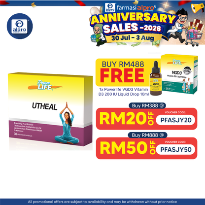 Powerlife Utheal 3 x 10s | Health Supplement Powerlife