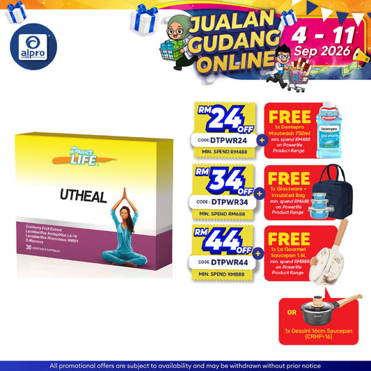 Powerlife Utheal 3 x 10s | Health Supplement Powerlife