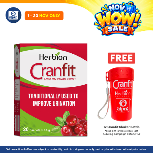 Herbion Cranfit 20s | Improve Urination