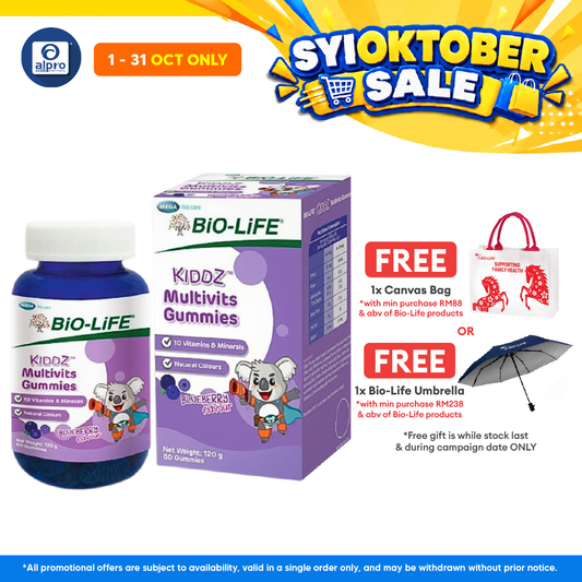 Bio-life Kiddz Multivits Gummies 60s | For Picky Eaters Kids