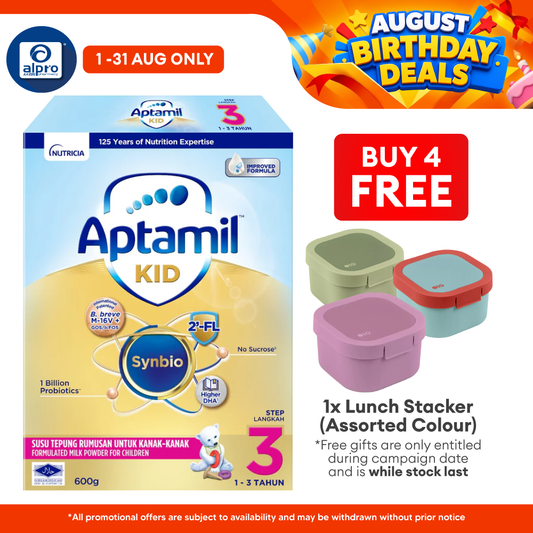 Aptamil Kid Growing-Up Formula 1~3 Years Step 3 600g | Supports Healthy Body Immunity DANONE