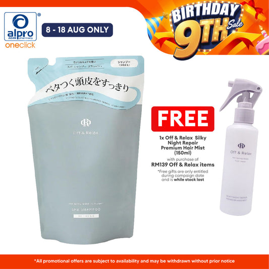 Off & Relax Spa Shampoo Refresh Refill 400ml Off & Relax