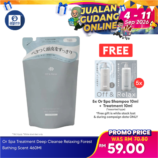Off & Relax Spa Shampoo Refresh Refill 400ml Off & Relax