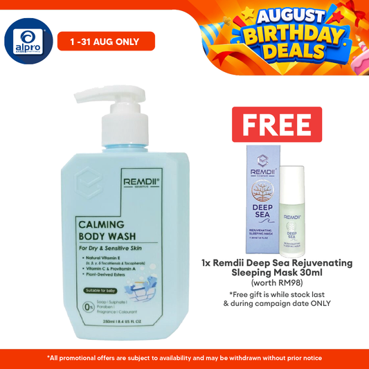 Remdii Calming Body Wash | Gently Cleanses Skin Remdii