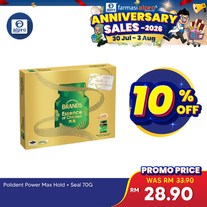 Polident Power Max Hold + Seal 70g | Protect and Extra Comfort Polident