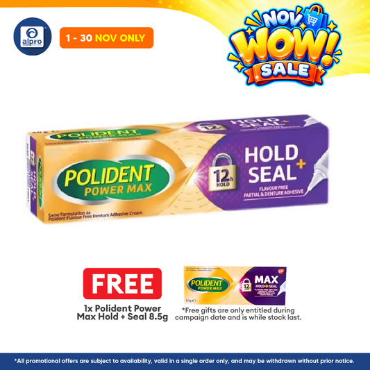 Polident Power Max Hold + Seal 70g | Protect and Extra Comfort