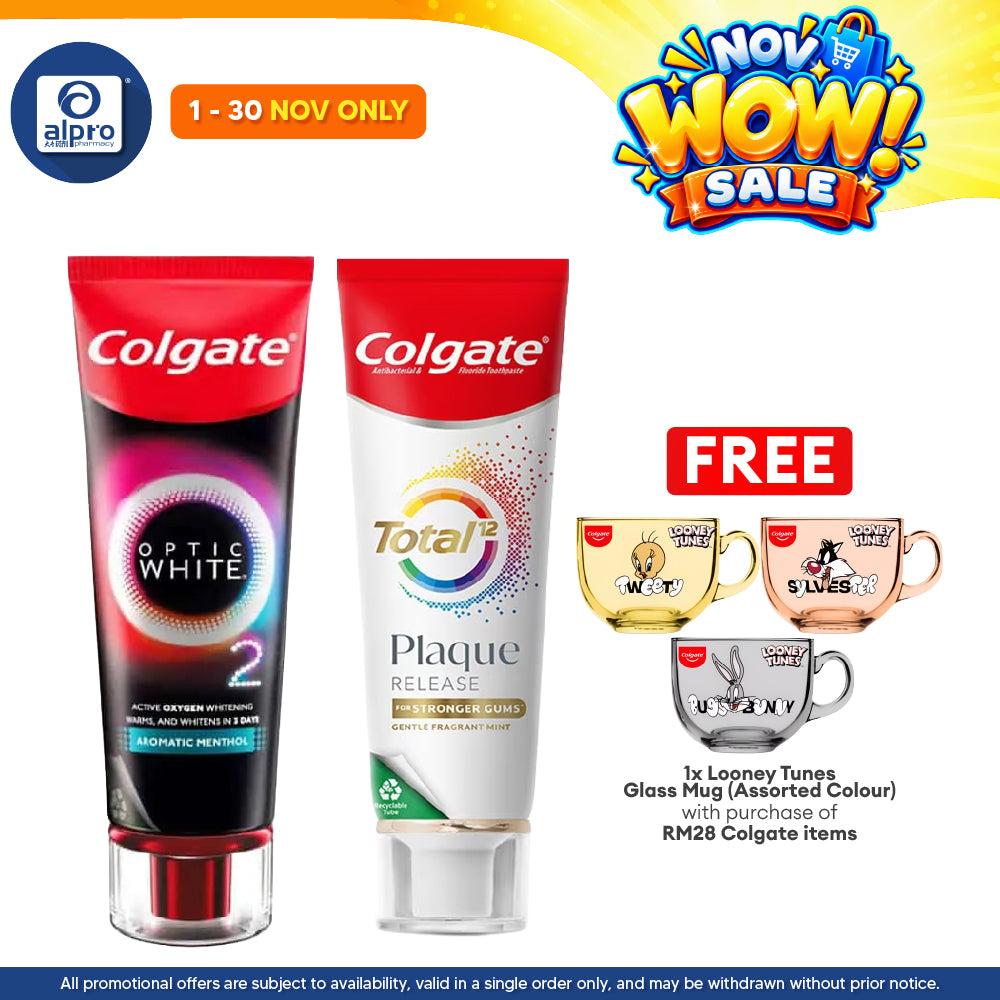 Colgate Optic White & Total Plaque Release Value Set