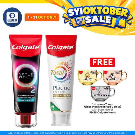 Colgate Optic White & Total Plaque Release Value Set