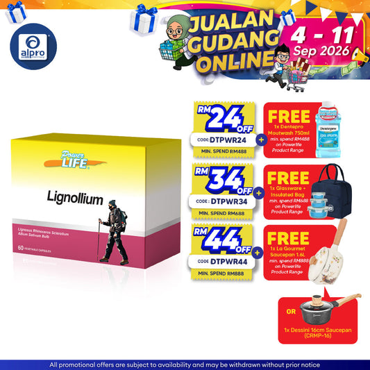 Powerlife Lignollium  6 x 10s | For Sinustis Powerlife