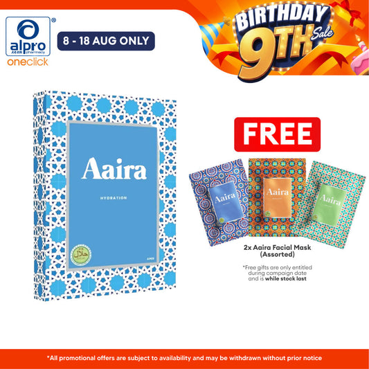 Aaira Hydration Facial Mask 4s | Extra Skin Hydration Aaira