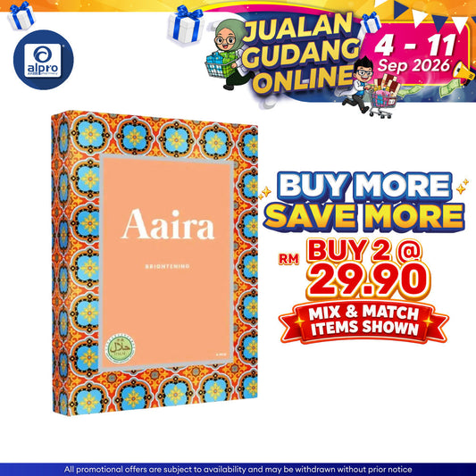 Aaira Brightening Facial Mask 4s | Rejuvenate and Glowing Skin Kobayashi